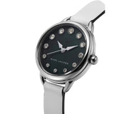 Buy Shop Marc Jacobs Betty Mother of Pearl Black Dial White Leather Strap Watch for Women - MJ1512 USA Online