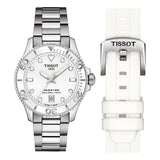 Tissot Seastar 1000 Lady White Dial Silver Steel Strap Unisex Watch - T120.210.11.011.00