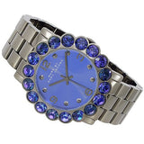 Buy Shop Marc Jacobs Amy Purple Dial Black Steel Strap Watch for Women - MBM3224 USA Online