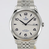 Tudor 1926 Automatic White Dial Silver Steel Strap Watch for Men - M91650-0005