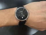 Buy Shop Tissot Carson Premium Powermatic 80 Black Dial Black Leather Strap Watch For Men - T122.407.16.051.00 USA Online