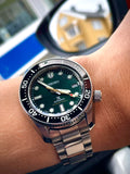 Buy Shop Seiko Prospex 140th Anniversary Limited Divers Green Dial Silver Steel Strap Watch For Men - SPB207J1 USA Online