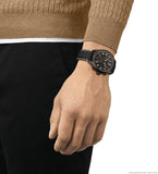 Buy Shop Tissot Chrono XL Vintage Chronograph Black Dial Black Leather Strap Watch For Men - T116.617.36.052.02 USA Online