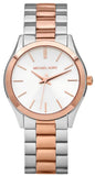 Buy Shop Michael Kors Runway White Dial Two Tone Stainless Steel Strp Watch for Women - MK3204A USA Online