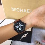 Buy Shop Gucci G-Timeless Chronograph Black Dial Brown Leather Strap Watch For Men - YA126271 USA Online
