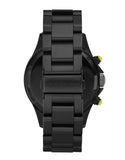 Buy Shop Marc Jacobs Rock Chronograph Black Dial Black Steel Strap Watch for Men - MBM5026 USA Online