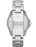 Buy Shop Fossil Cecile Multifunction Silver Dial Silver Steel Strap Watch for Women - AM4509 USA Online