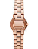 Marc Jacobs Baker White Dial Rose Gold Steel Strap Watch for Women - MBM3248