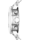 Buy Shop Fossil Boyfriend Chronograph Silver Dial Silver Steel Strap Watch for Women - ES2198 USA Online