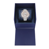 Buy Shop Swarovski Octea Lux White Dial White Leather Strap Watch for Women - 5414416 USA Online