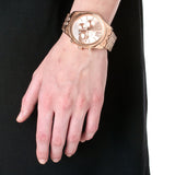 Buy Shop Michael Kors Lexington Rose Gold Dial Rose Gold Steel Strap Watch for Men - MK8319 USA Online