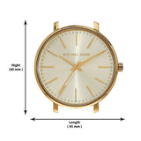 Buy Shop Michael Kors Pyper Quartz Gold Dial Gold Steel Strap Watch For Women - MK3898 USA Online