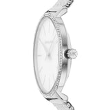 Buy Shop Michael Kors Pyper Quartz Mother of Pearl White Dial Silver Mesh Strap Watch For Women - MK4618 USA Online