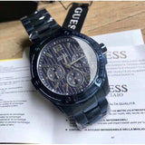 Buy Shop Guess Flagship Chronograph Blue Dial Blue Steel Strap Watch for Men - W0601G2 USA Online