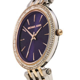 Buy Shop Michael Kors Darci Purple Dial Two Tone Steel Strap Watch for Women - MK3353 USA Online