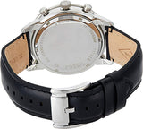 Fossil Townsman Multifunction Black Dial Black Leather Strap Watch for Men - FS5396