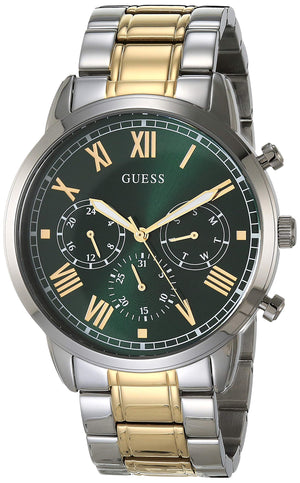 Buy Shop Guess Hendrix Green Dial Two Tone Steel Strap Watch For Men - GW0066G2 USA Online