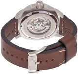 Buy Shop Fossil Modern Machine Automatic Skeleton White Dial Brown Leather Strap Watch for Women - ME3083 USA Online