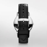 Buy Shop Emporio Armani Classic Quartz Black Dial Black Leather Strap Watch For Men - AR1692 USA Online