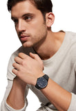 Buy Shop Emporio Armani Renato Blue Dial Blue Leather Strap Watch For Men - AR2479 USA Online