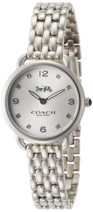 Buy Shop Coach Delancey Slim Silver Dial Silver Steel Strap Watch for Women - 14502781 USA Online