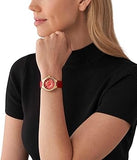 Buy Shop Michael Kors Camille Three-Hand Red Dial Red Leather Strap Watch for Women - MK4750 USA Online