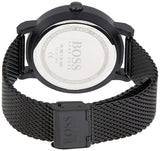 Buy Shop Hugo Boss Oxygen Black Dial Black Mesh Bracelet Watch for Men - 1513636 USA Online