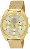 Buy Shop Tommy Hilfiger Mia Gold Dial Gold Mesh Bracelet Watch for Women - 1781488 USA Online