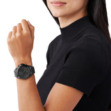 Buy Shop Michael Kors Bradshaw Black Dial Black Steel Strap Watch for Men - MK5550 USA Online