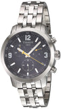 Buy Shop Tissot PRC 200 Chronograph Black Dial Stainless Steel Watch For Men - T0554171105700 USA Online