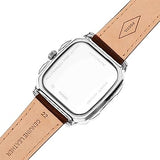 Buy Shop Fossil Inscription Automatic Skeleton Blue Dial Brown Leather Strap Watch for Men - BQ2571 USA Online