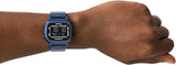 Buy Shop Fossil Retro Analog-Digital Black Dial Blue Steel Strap Watch for Men - FS5896 USA Online