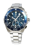 Buy Shop Tag Heuer Aquaracer Blue Dial SIlver Steel Strap Watch for Men - CAY111B.BA0927 USA Online