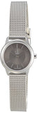 Buy Shop Calvin Klein Minimal Grey Dial Silver Mesh Bracelet Watch for Women - K3M23124 USA Online