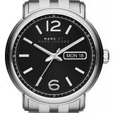 Buy Shop Marc Jacobs Fergus Black Dial Silver Steel Strap Watch for Men - MBM5075 USA Online