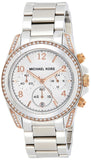 Buy Shop Michael Kors Blair Chronograph Silver Dial Silver Steel Strap Watch for Women - MK5459 USA Online