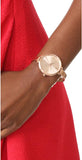 Buy Shop Michael Kors Jaryn Rose Gold Dial Rose Gold Steel Strap Watch For Women - MK3547 USA Online