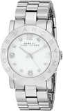 Buy Shop Marc Jacobs Amy White Dial Silver Steel Strap Watch for Women - MBM3054 USA Online