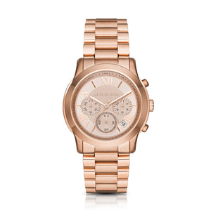 Buy Shop Michael Kors Cooper Rose Gold Rose Gold Steel Strap Watch for Women - MK6275 USA Online