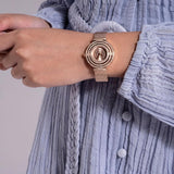 Buy Shop Guess Dream Crystals Rose Gold Dial Rose Gold Mesh Bracelet Watch For Women - GW0550L3 USA Online