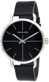 Buy Shop Calvin Klein Evan Black Dial Black Leather Strap Watch for Men - K7B211CZ USA Online