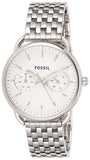 Buy Shop Fossil Tailor Silver Dial Silver Steel Strap Watch for Women - ES3712 USA Online
