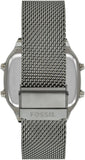 Buy Shop Fossil Retro Digital Purple Dial Grey Mesh Strap Watch for Men - FS5888 USA Online