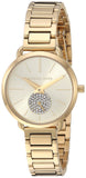 Buy Shop Michael Kors Portia Quartz Gold Dial Gold Steel Strap Watch For Women - MK3838 USA Online