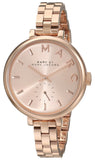 Buy Shop Marc Jacobs Sally Rose Gold Dial Rose Gold Steel Strap Watch for Women - MBM3364 USA Online
