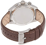 Buy Shop Fossil Wakefield Chronograph White Dial Brown Leather Strap Watch for Men - CH2943 USA Online