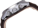 Buy Shop Fossil Coachman Chronograph Black Dial Brown Leather Strap Watch for Men - CH2891 USA Online