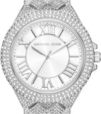 Buy Shop Michael Kors Camille Three-Hand Crystals Silver Dial Silver Steel Strap Watch for Women - MK4803 USA Online