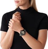 Buy Shop Michael Kors Wren Chronograph Black Dial Two Tone Steel Strap Watch for Women - MK6978 USA Online