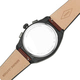 Buy Shop Fossil Everett Chronograph Black Dial Brown Leather Strap Watch for Men - FS5798 USA Online